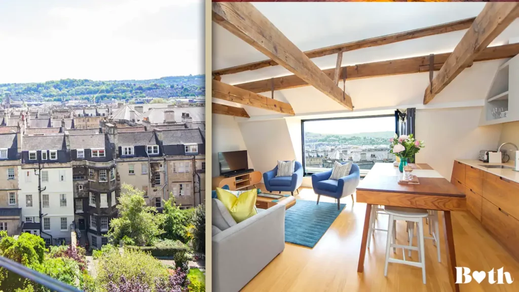 bath airbnb penthouse with views