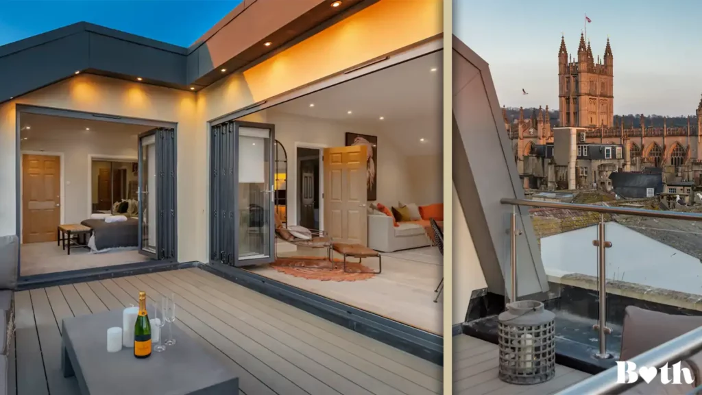 luxury rooftop penthouse bath airbnb